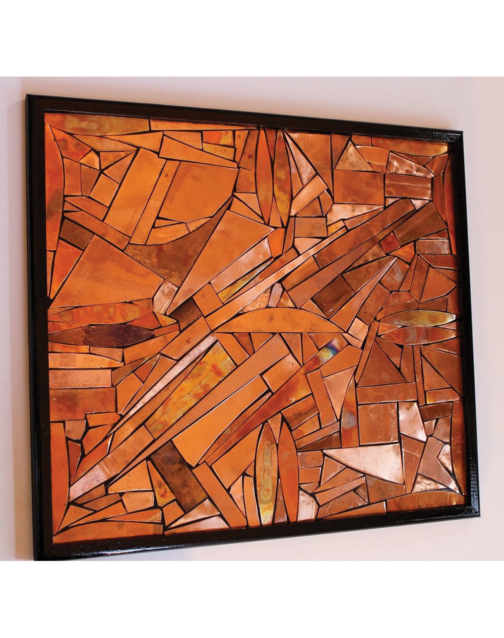 Abstract Copper Wall Sculpture II Home of Copper Art