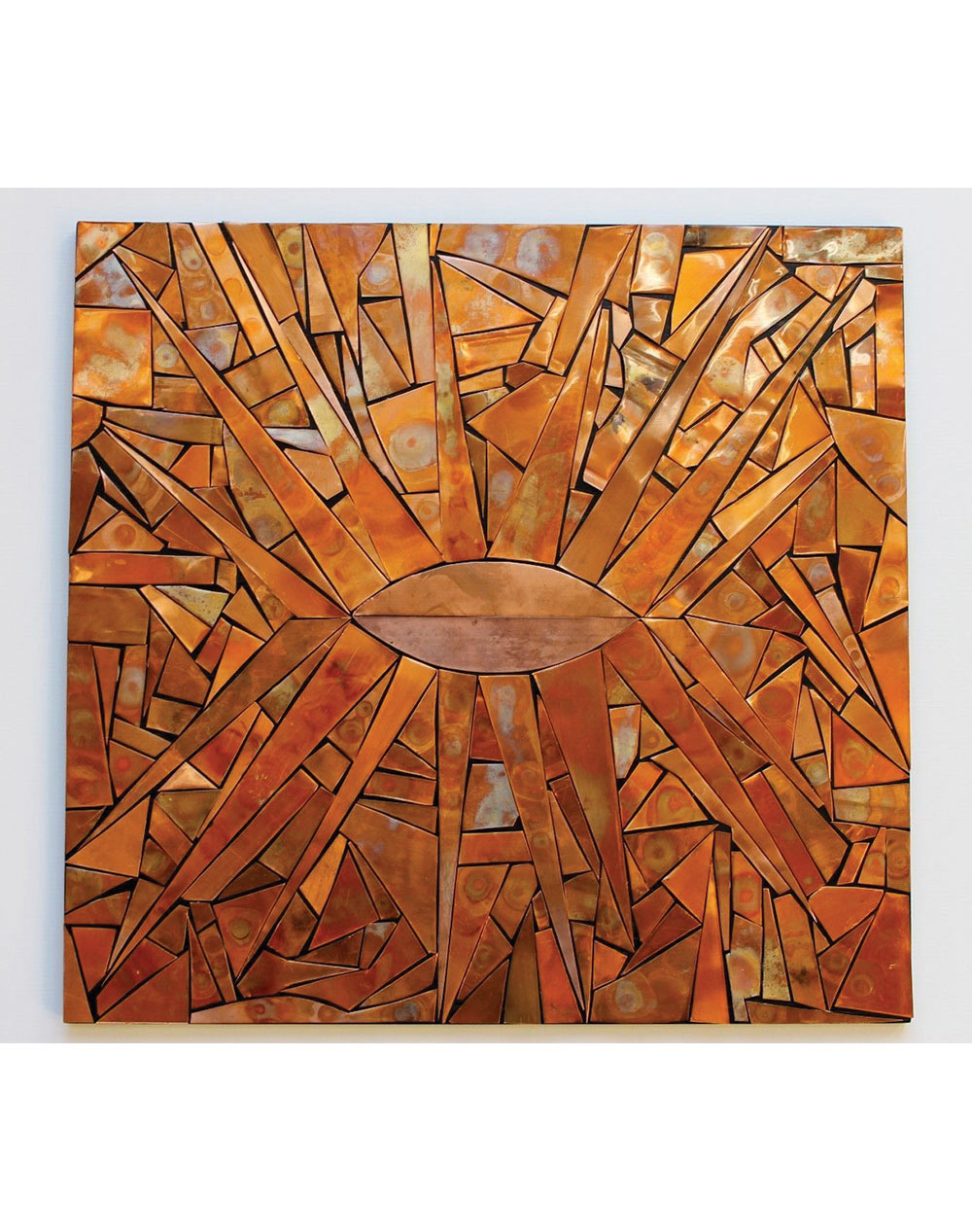 Abstract Copper Wall Sculpture Home of Copper Art