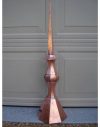 Custom Base Copper Finial