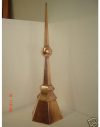 40" Hexagon Copper Finial