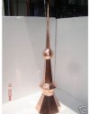 39" Octagon Copper Finial