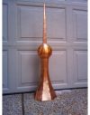 38" Octagon Copper Finial