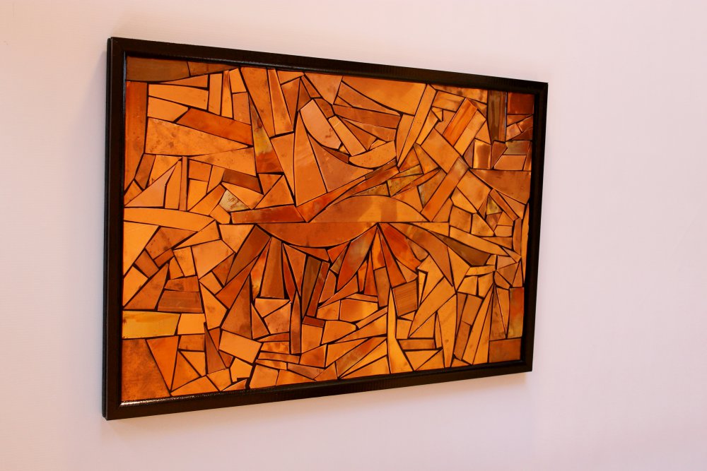 Abstract Copper Wall Sculpture Home of Copper Art