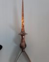 24" V-Shape Base Copper Finial