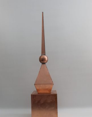 Handmade Copper Roof Finial — 36″ Tapered