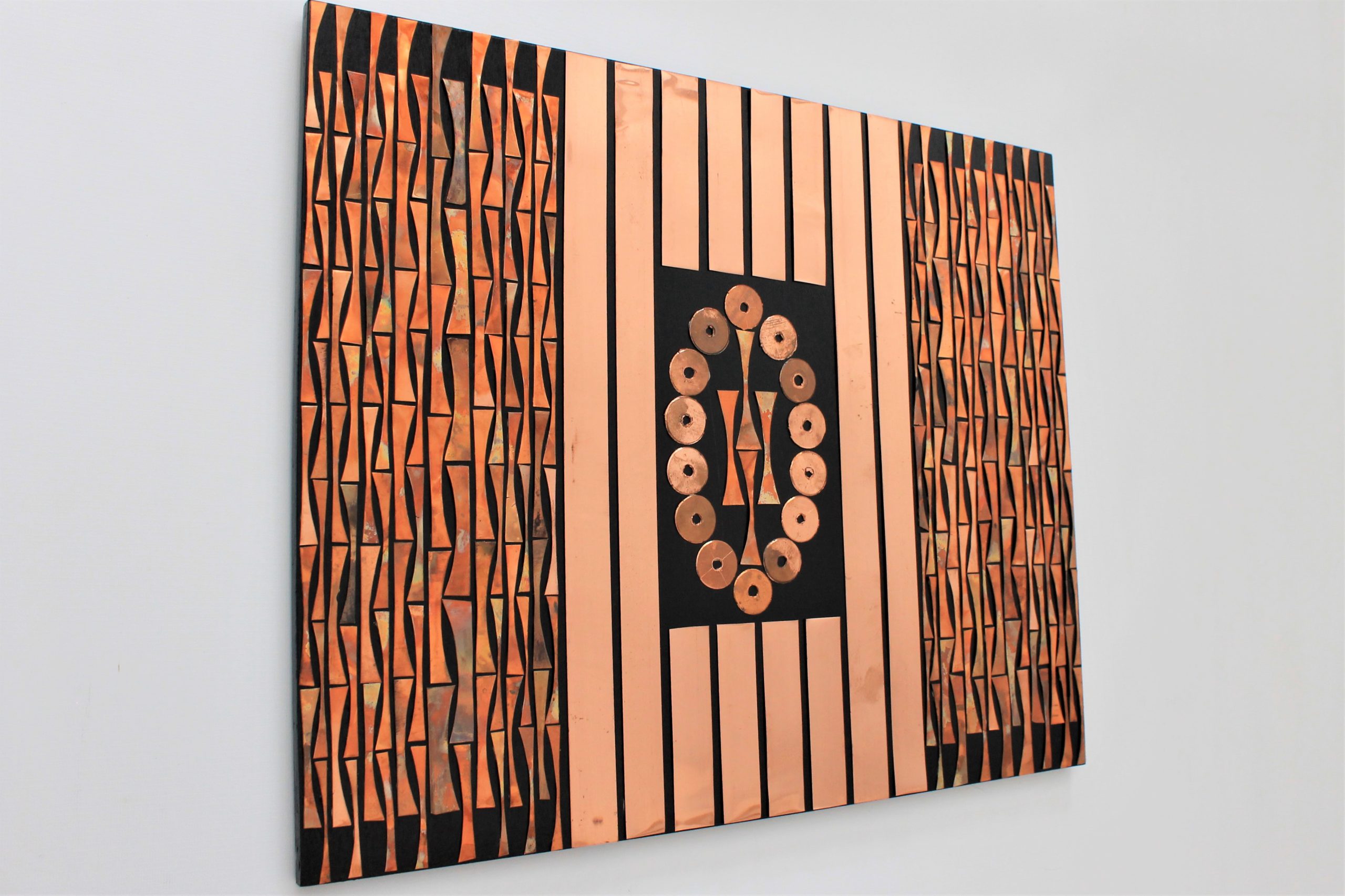 Copper Abstract Wall Art 7