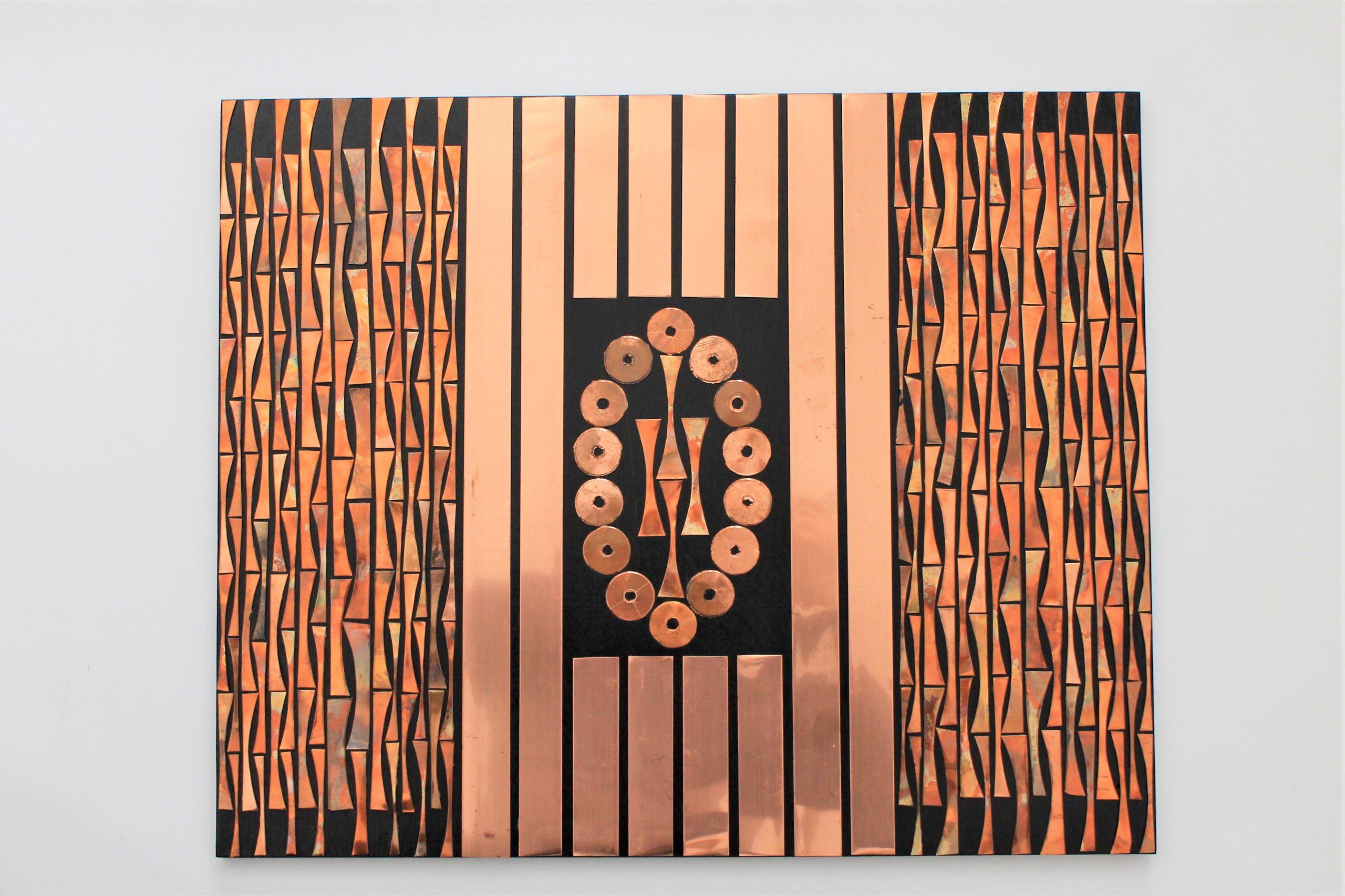 Copper Abstract Wall Art 7 - Image 4