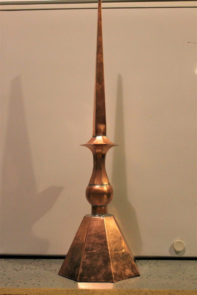 30″ Octagon Copper Final Home of Copper Art