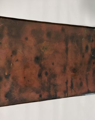 Handmade Copper Wall Art — 18″ × 33″ Abstract Panel #110