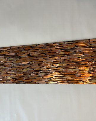 Handmade Copper Wall Art — 13″ × 50″ Panoramic Panel #105