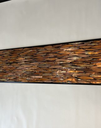 Handmade Copper Wall Art — 13″ × 50″ Panoramic Panel #101